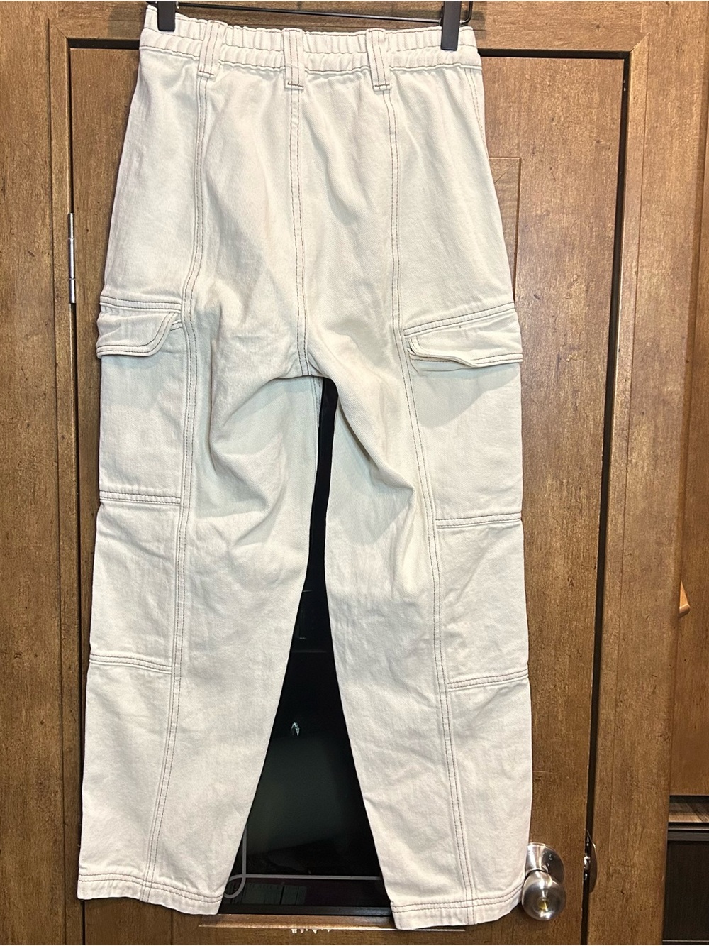PacSun Bone Utility Cargo Pants Elastic Waist Pristine XS - Picture 4 of 11